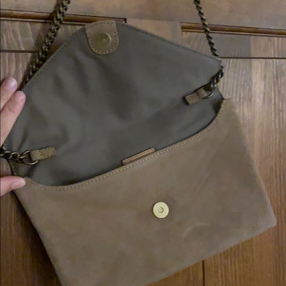 J. Crew Tan Suede Clutch - Picture 3 of 6
